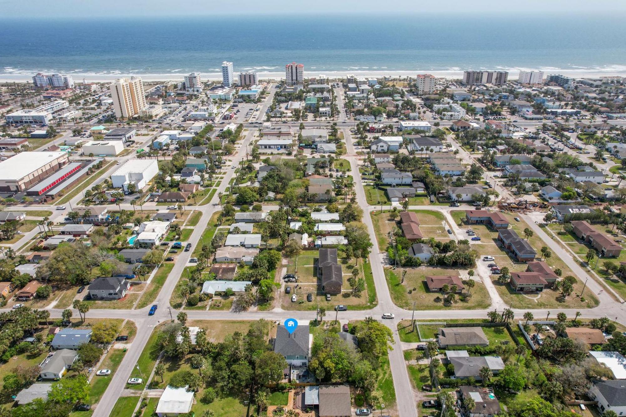 Few Steps To Ocean-4 Beach Cruisers & Free Parking & Private Backyard Jacksonville Beach Εξωτερικό φωτογραφία